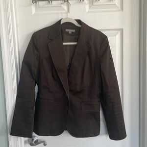 Ann Taylor brown suit jacket.